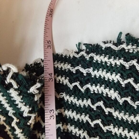 Zara Green Knit Surplice Asymmetrical Mini Dress - Picture 7 of 7